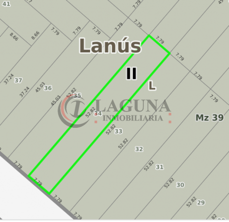 VENTA DE LOTE ESTRATEGICO DE 411 m² - IDEAL DESARROLLADORES E INVERSORES